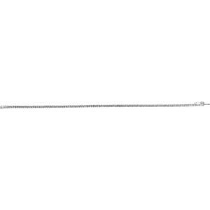 14K White Gold 1 CTW Natural Diamond Line 7" Bracelet – image 4