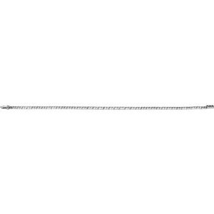 14K White Gold 2 CTW Natural Diamond Line 7" Bracelet – image 4
