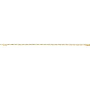 14K Yellow Gold 3 CTW Natural Diamond Line 7" Bracelet – image 3