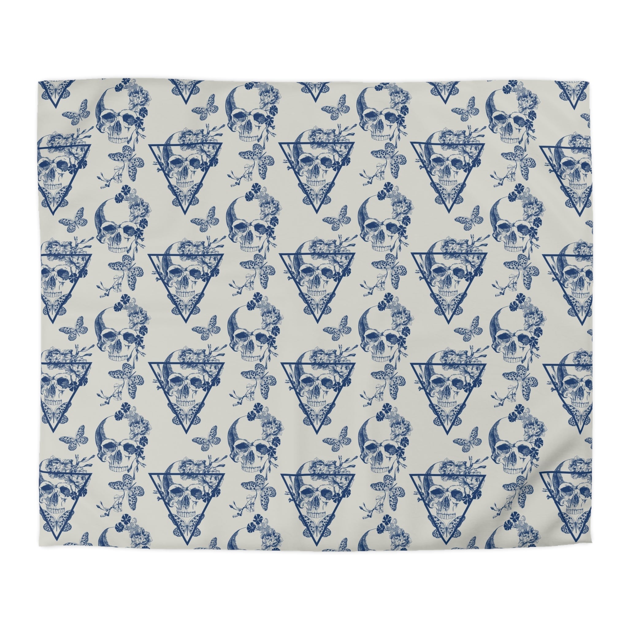 "Memento Mori" Microfiber Duvet Cover
