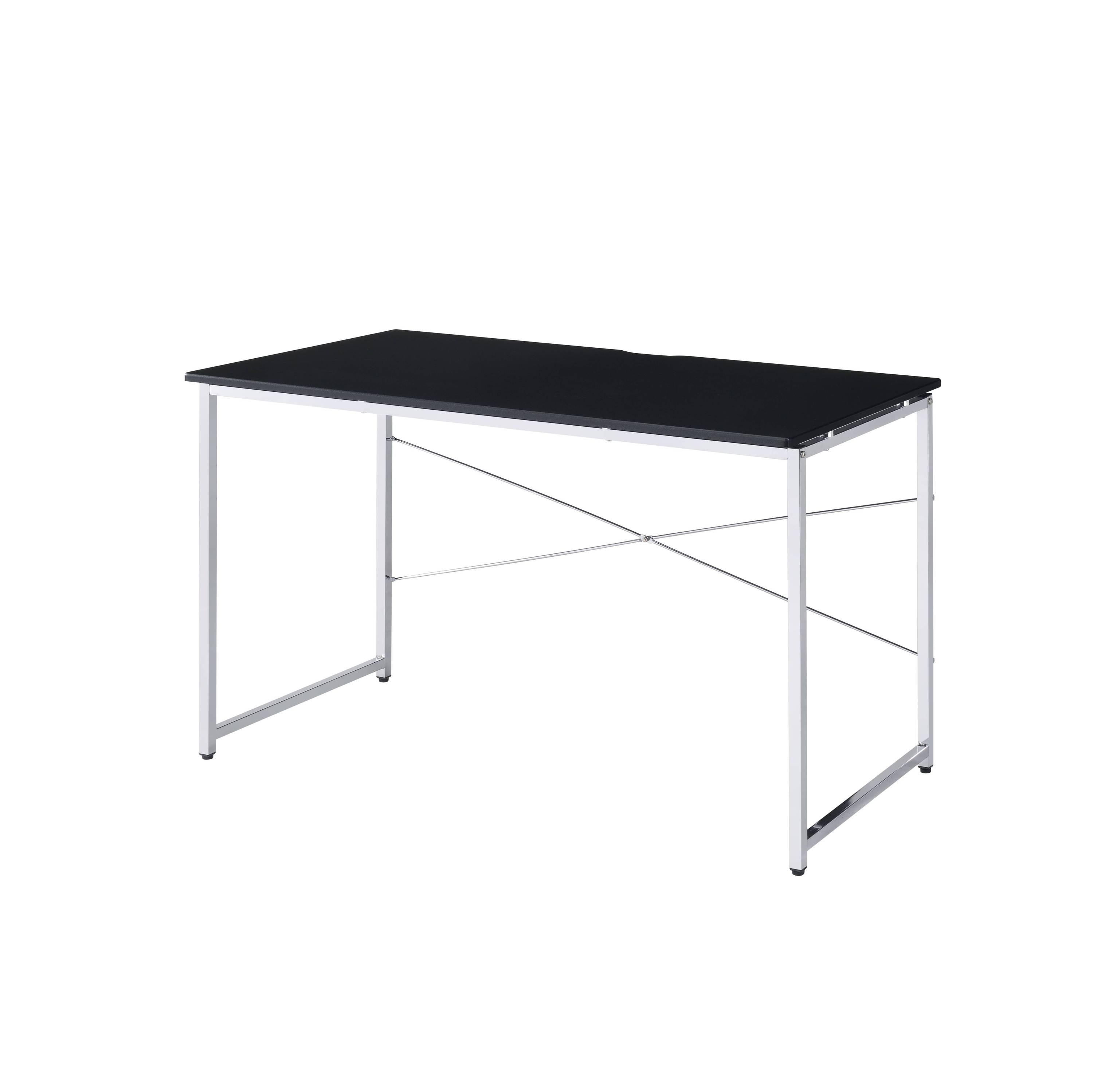Tennos Black & Chrome Finish Writing Desk