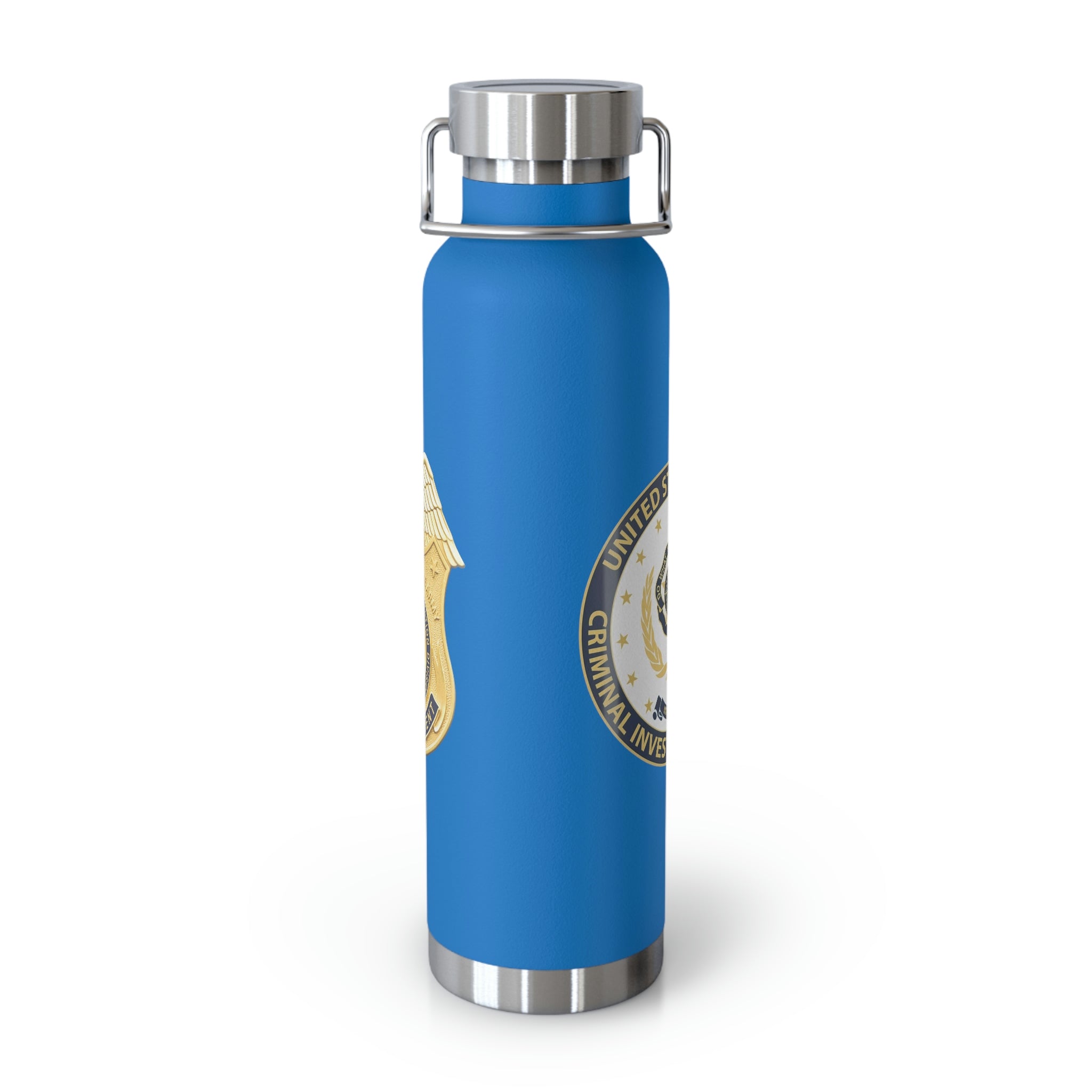 Army CID Badge and Seal - Copper Vacuum Insulated Bottle, 22oz