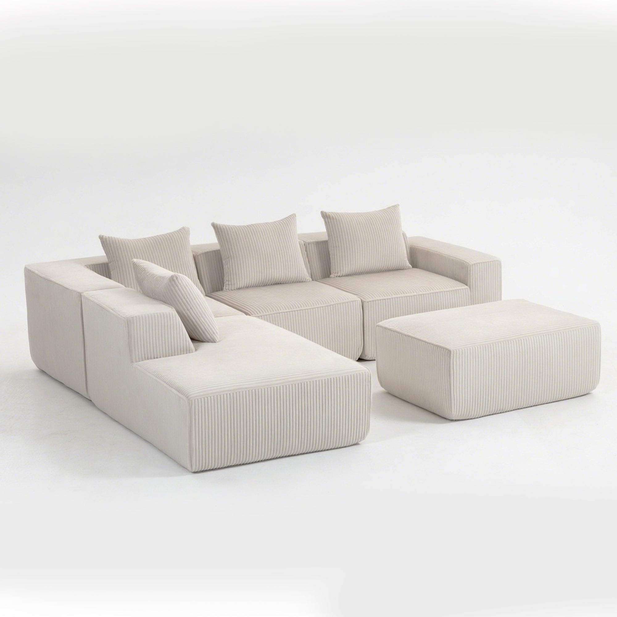 Multi person modular compression sofa that can be freely combined-33005-5