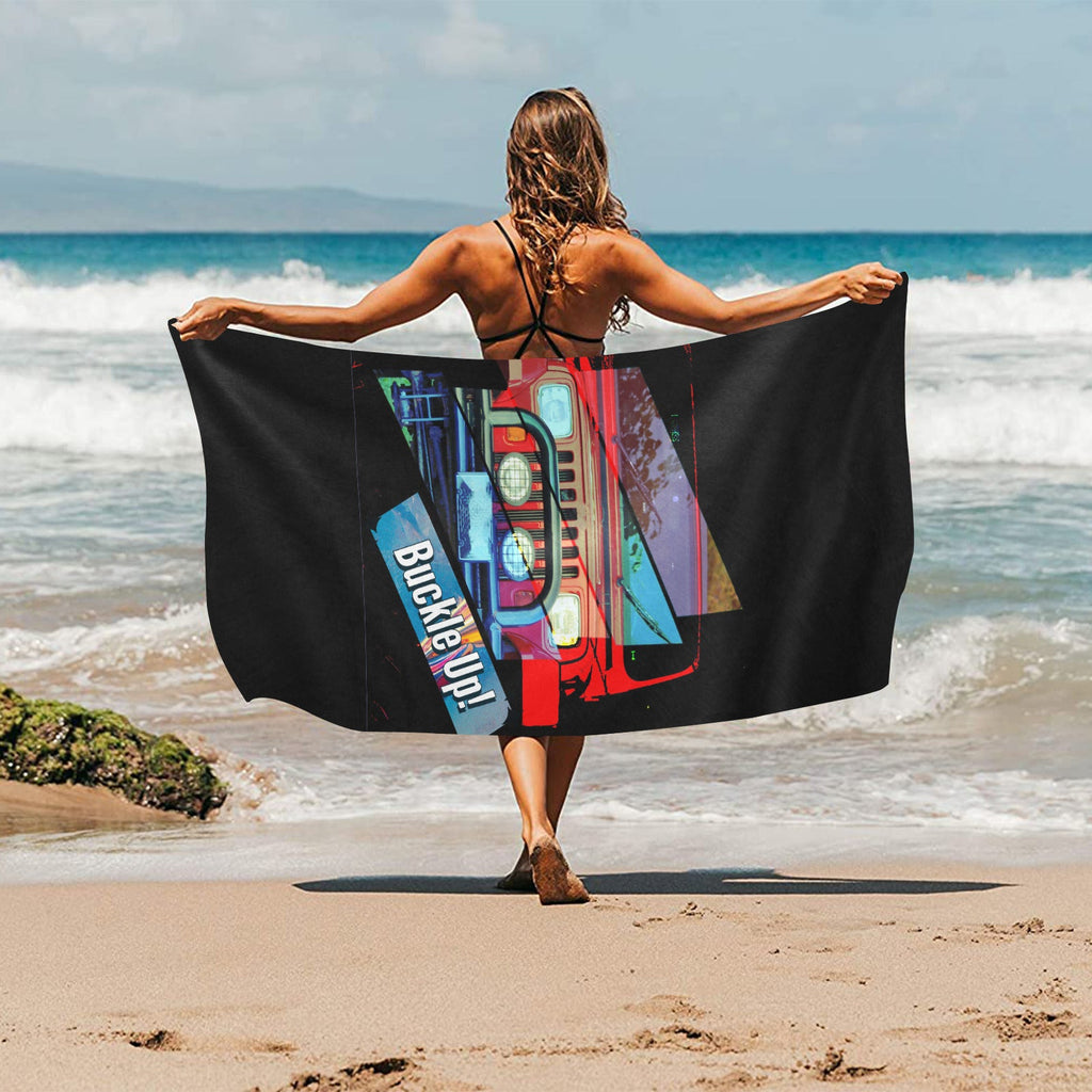 Buckle Up!  4-Wheel Drive Bath or Beach Towel - 30"x 60" (Made In USA)