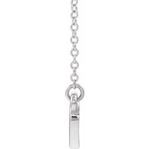 Sterling Silver Natural Mozambique Garnet Heart 16" Necklace
