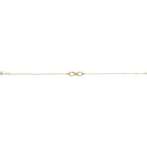 14K Yellow Gold Accented Infinity-Inspired 6 1/2-7 1/2" Bracelet Mounting – image 2