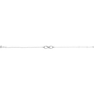 Platinum Accented Infinity-Inspired 6 1/2-7 1/2" Bracelet Mounting – image 2