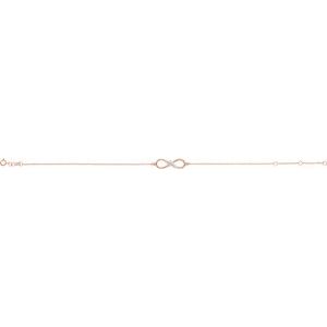 14K Rose Gold 1/8 CTW Natural Diamond Infinity-Inspired 6 1/2-7 1/2" Bracelet – image 2