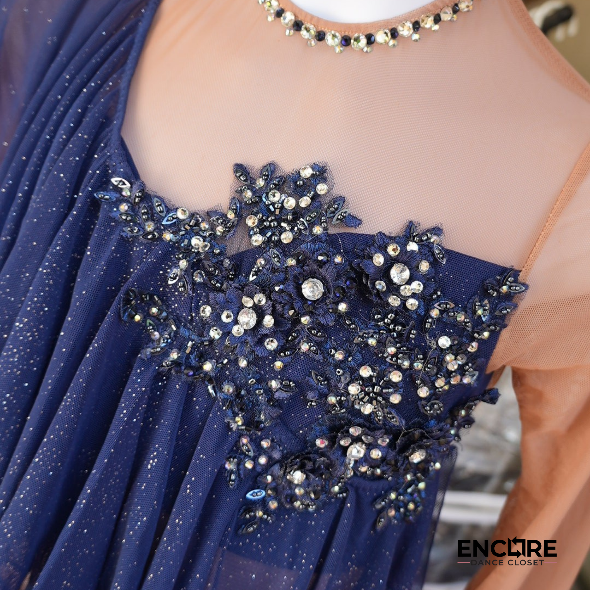 Mermaid Blue Mesh Beauty