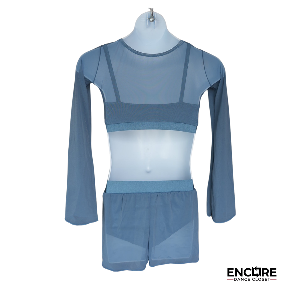 Flowy Elegance Blue-Gray Set