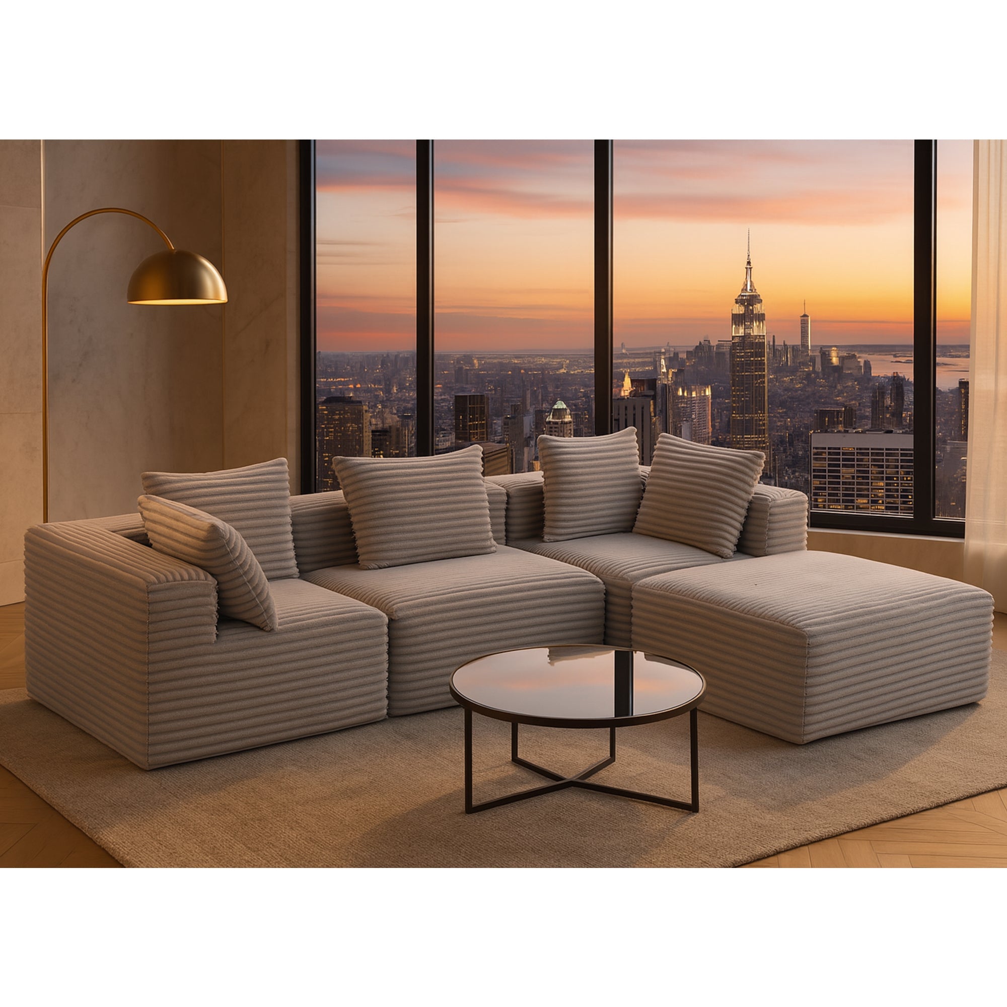 Compressed Sofa:Magic Cube Sofa-YKX-33001-Grey