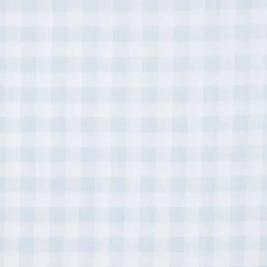 Light Blue Checkered Crib Sheet