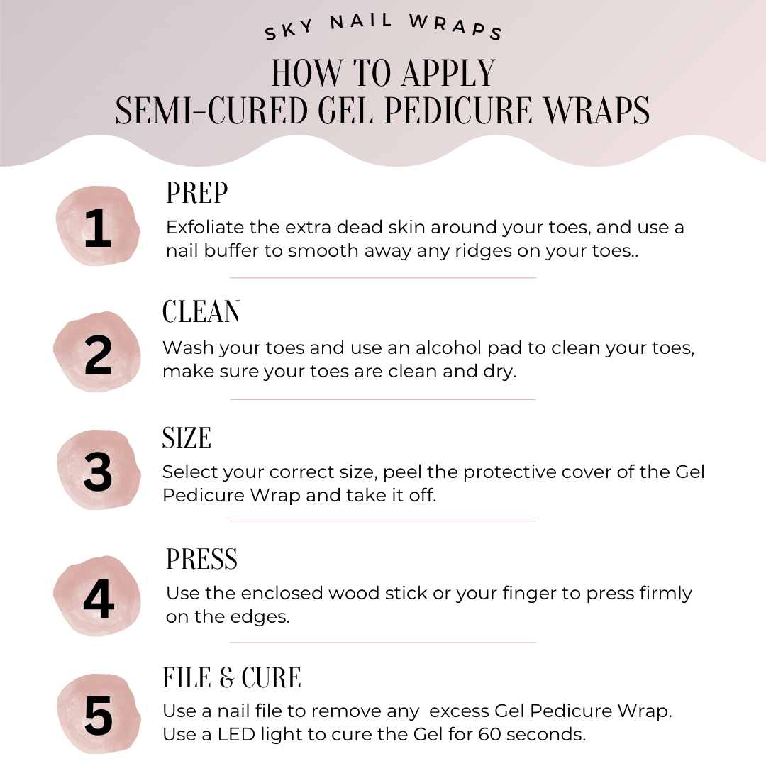 Dillon Premier Gel Pedicure Wrap