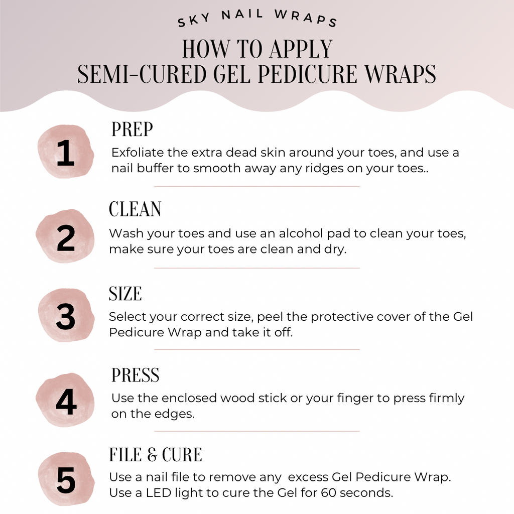 Birch Premier Gel Pedicure Wrap