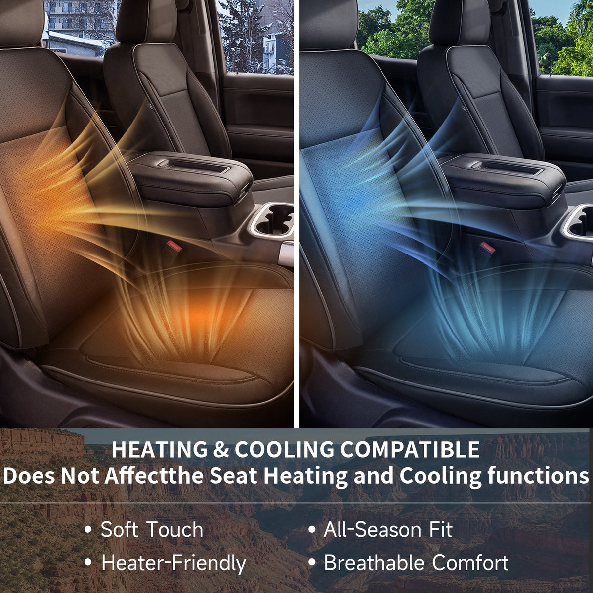 Umbrauto Custom Seat Covers for Silverado and GMC Sierra,Waterproof Nappa Leather Seatcovers for Chevy Silverado/GMC Sierra 2007-2013 & 2019-2026 1500, 2020-2026 2500HD 3500HD Crew/Double/Extended Cab