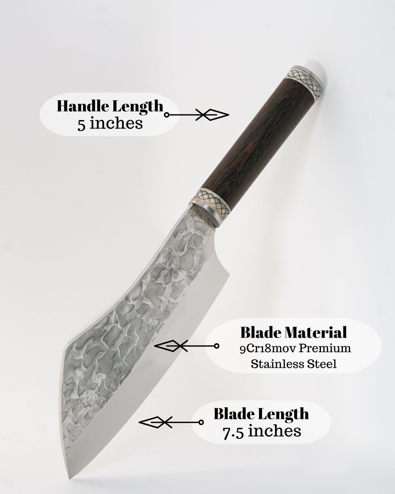 Viking Kitchen Knife – Cleaver Chef Hybrid