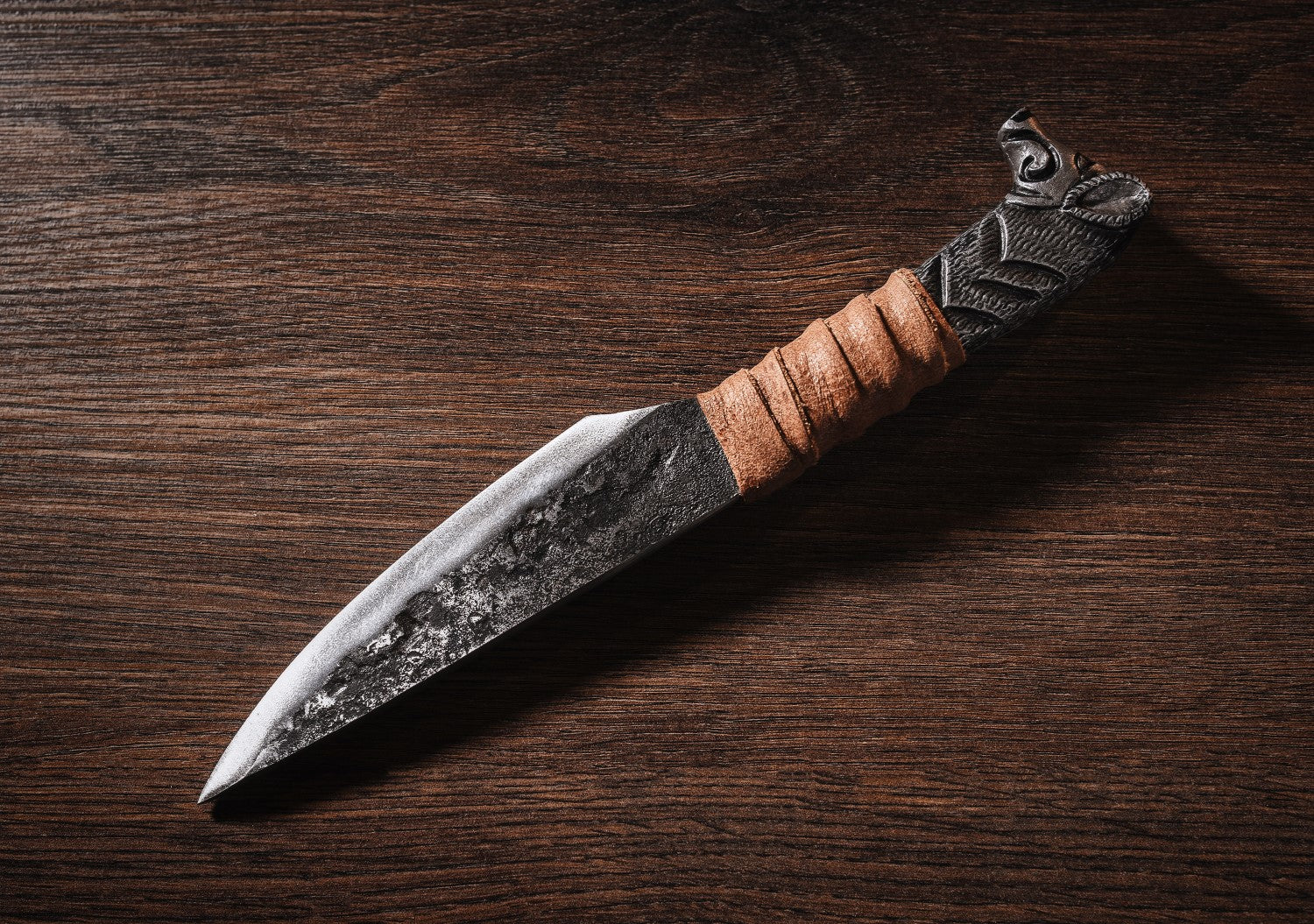 Viking Boar's Head Knife – 5.5" Blade
