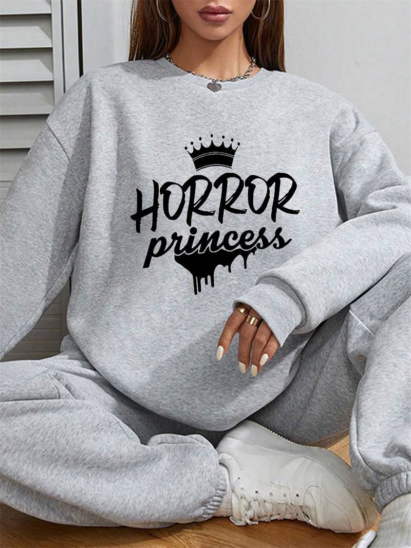 Women's Horror Princess Long Sleeve Sweatshirt