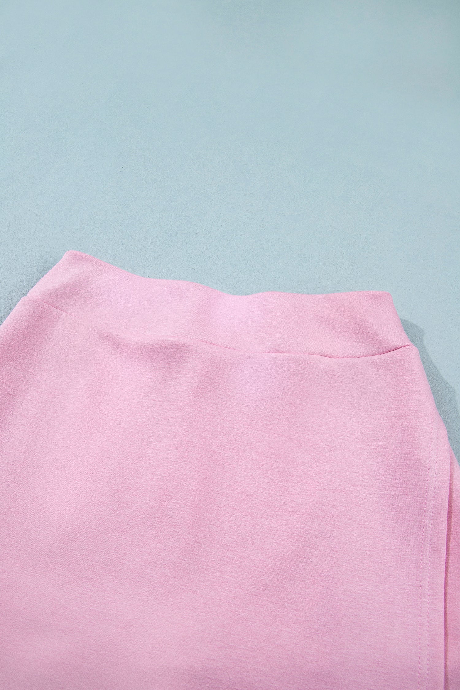 Solid Sleeveless Zipped Tank & Skort Set