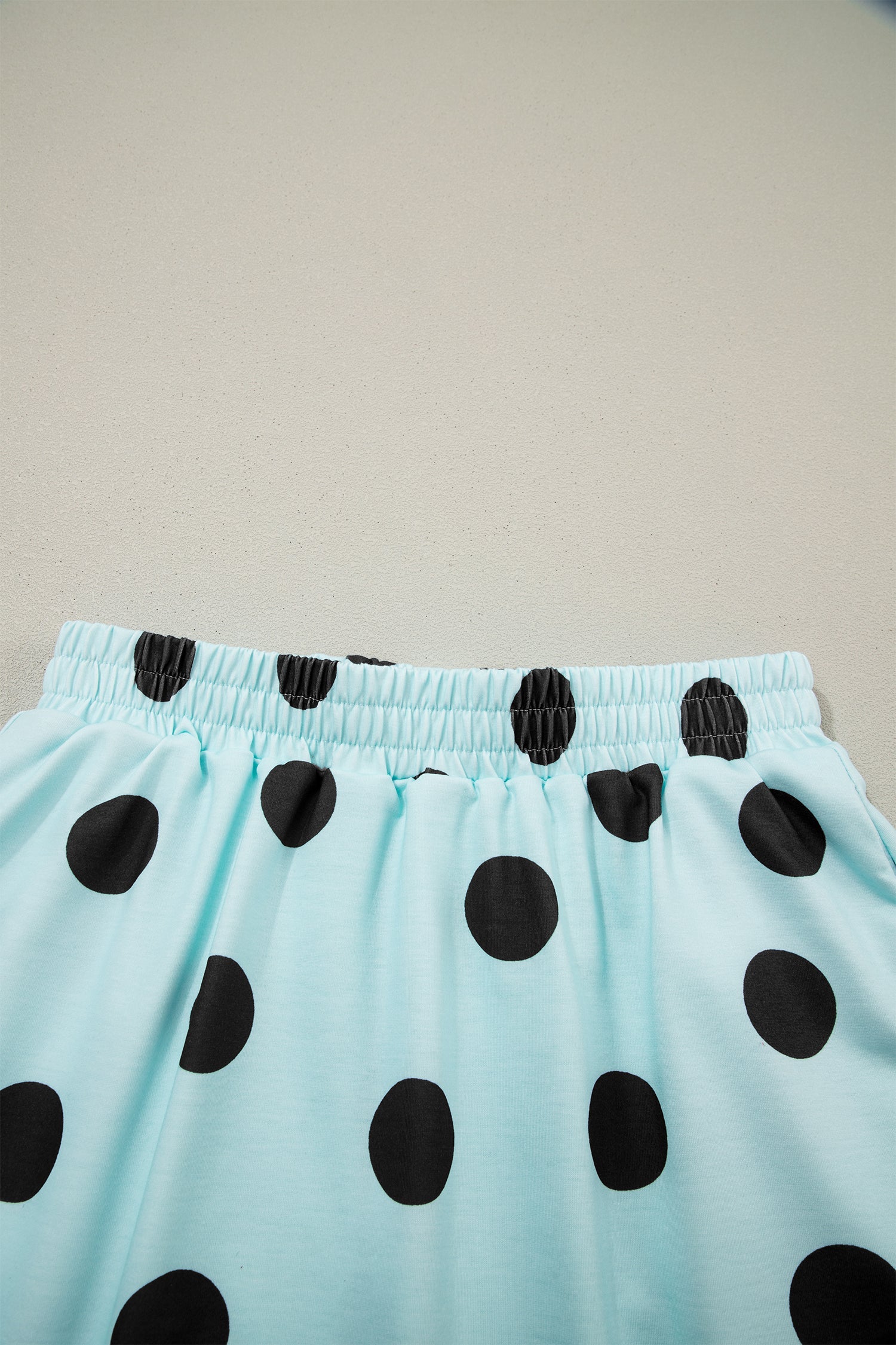 Polka Dot Short Sleeve Top & Mini Skort Set