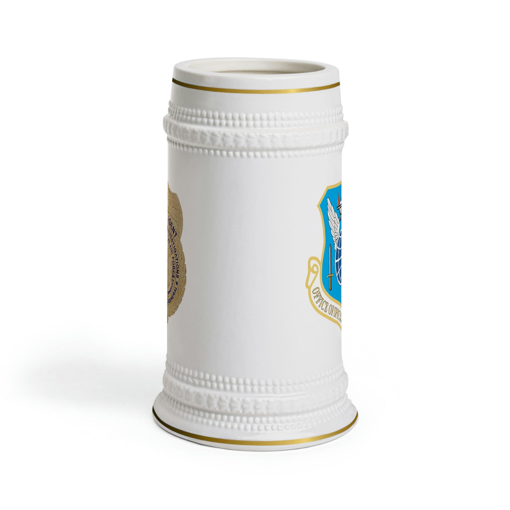 OSI Badge and Shield Beer Stein Mug
