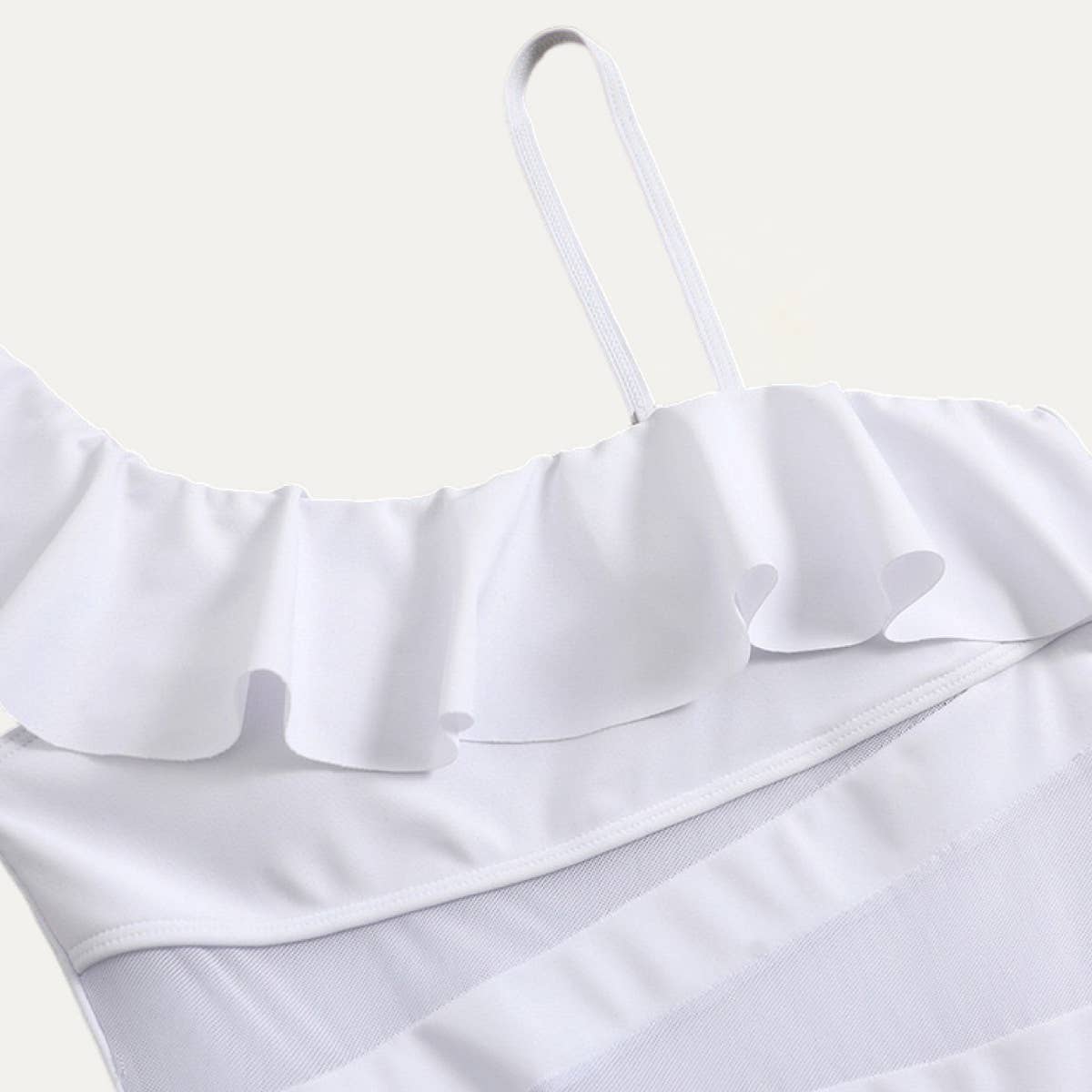 Kimberly White One-Piece Swimsuit