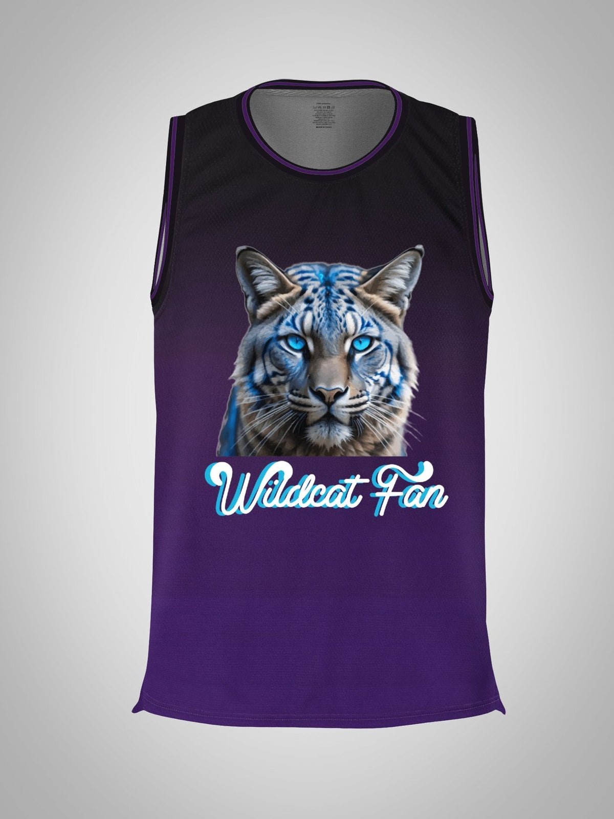 Wildcat Fan Adult Purple Basketball Jersey | Ships From USA