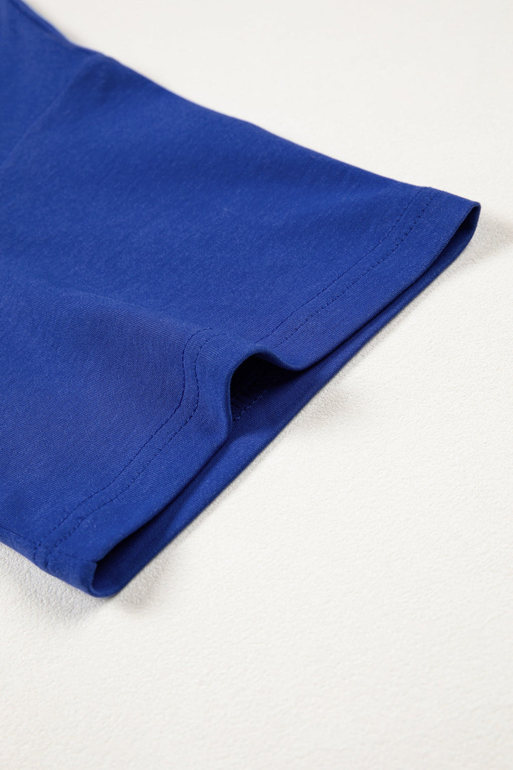 Oversized Solid Color High Neck Tee
