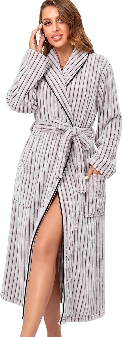 Women's Cozy Luxury Long Soft Bathrobe