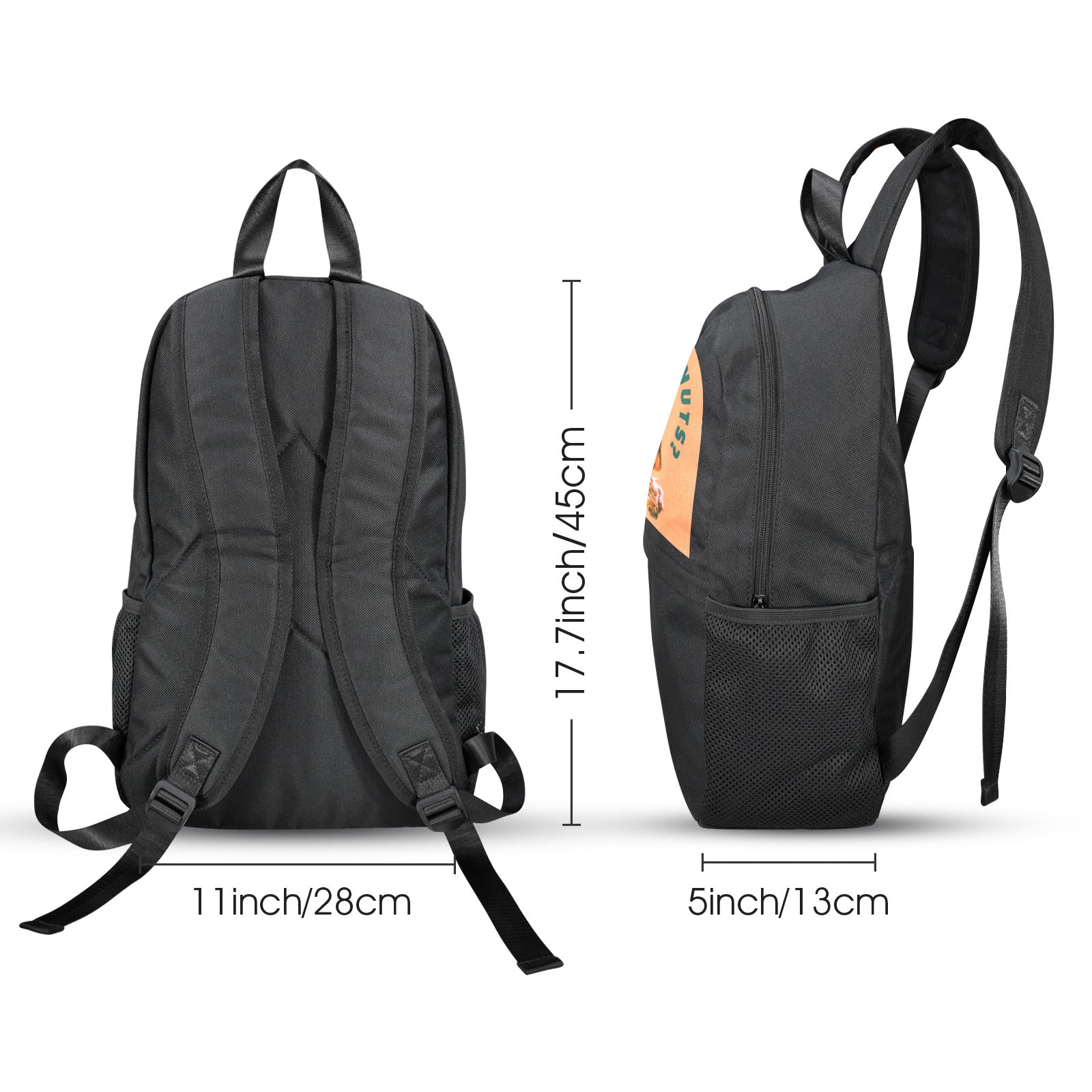 Are you nuts? Casual Backpack | Upper Part Printing