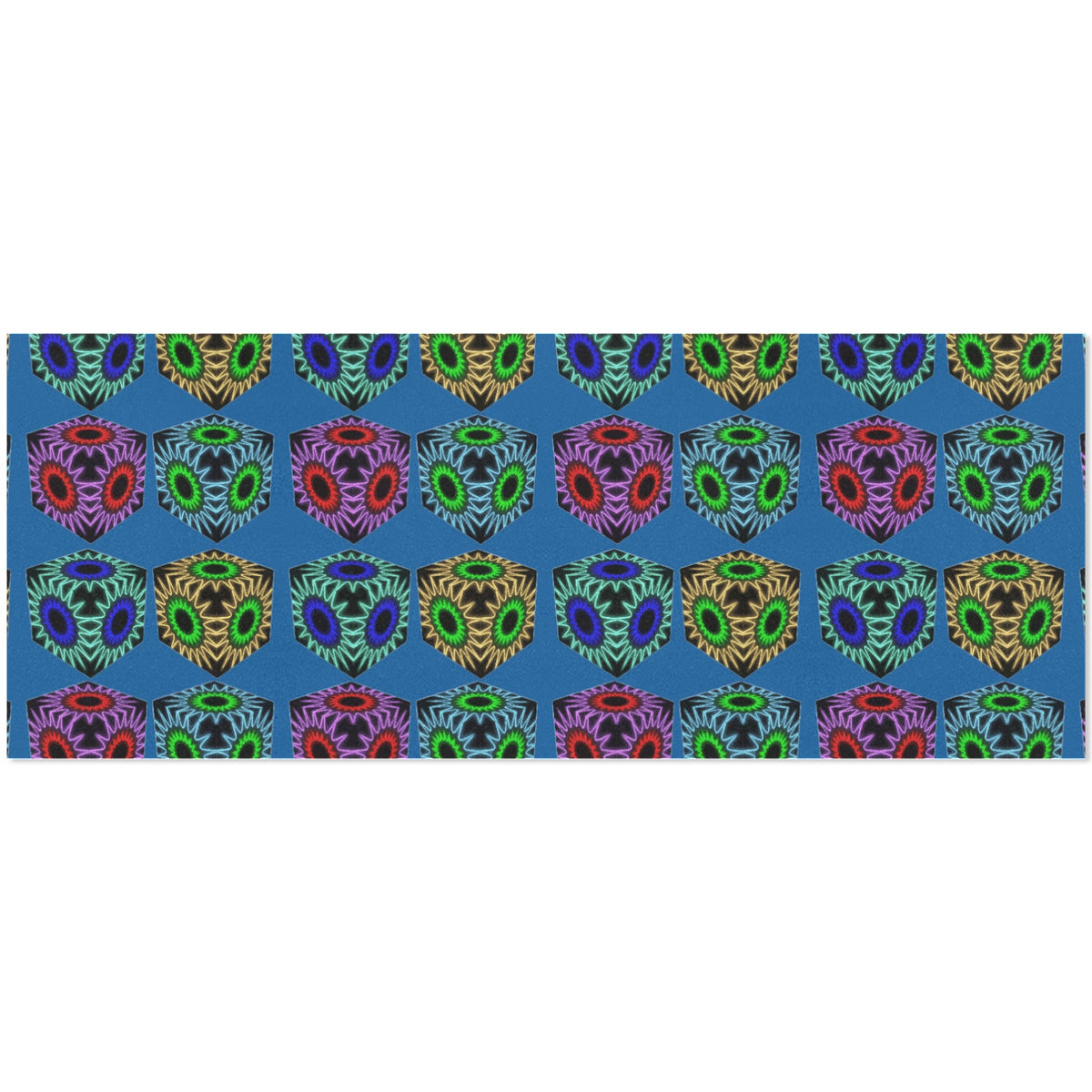 Colorful Cubes 2 Rolls of Gift Wrapping Paper (Made in USA)