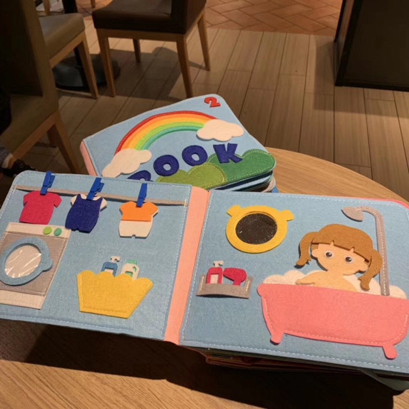 Baby Cloth Book – Soft Interactive Felt Activity Book for Early Learning