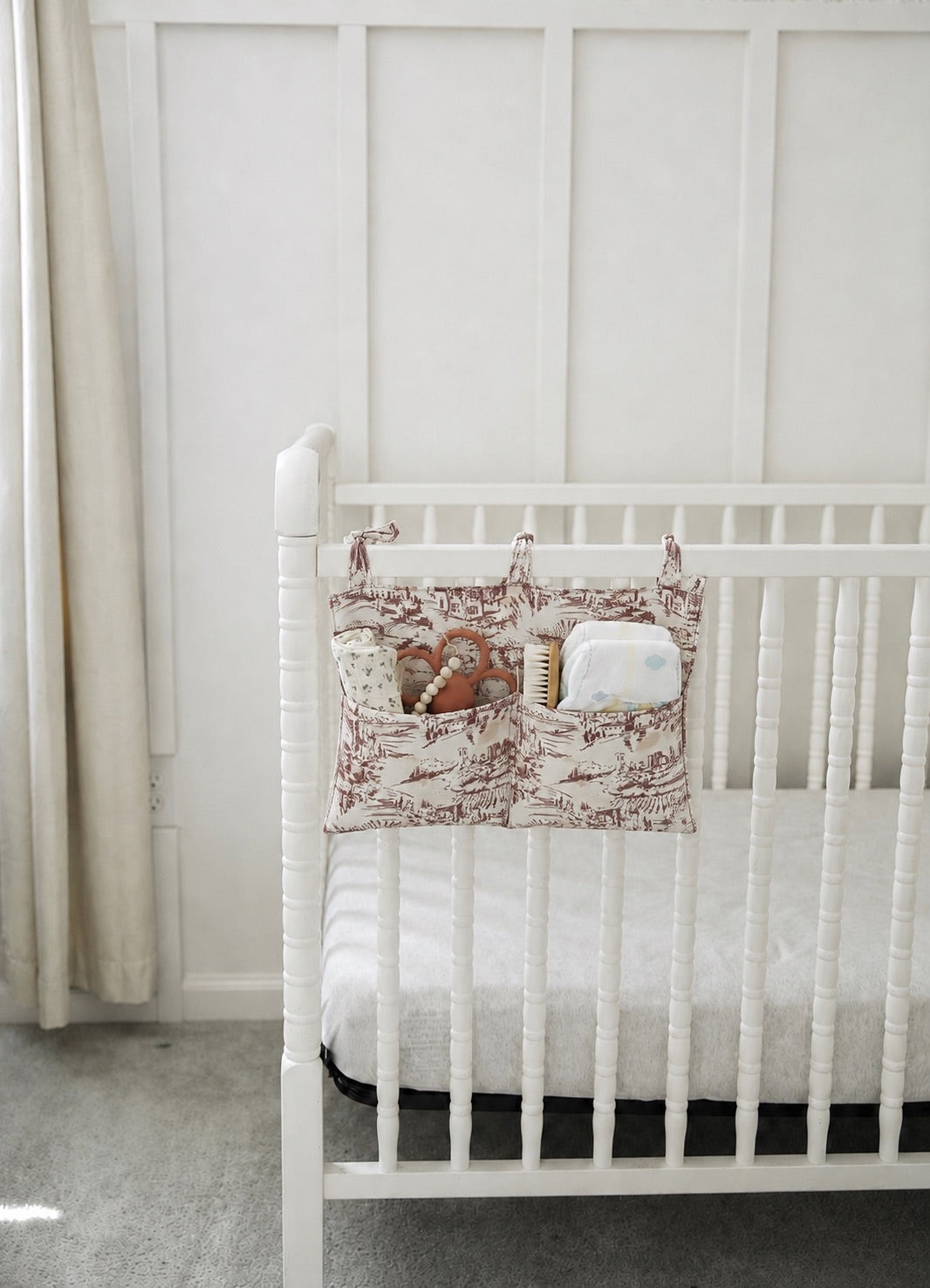 Crib Diaper Caddy Storage Organizer Nursery Room