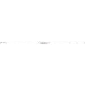 14K White Gold 1.5 mm Round Bar 6 1/2-7 1/2" Bracelet Mounting – image 2