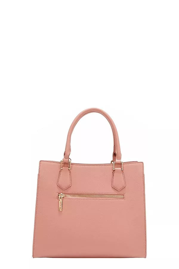 Nicole Lee USA Structured Tote Bag Monogram Print Pattern