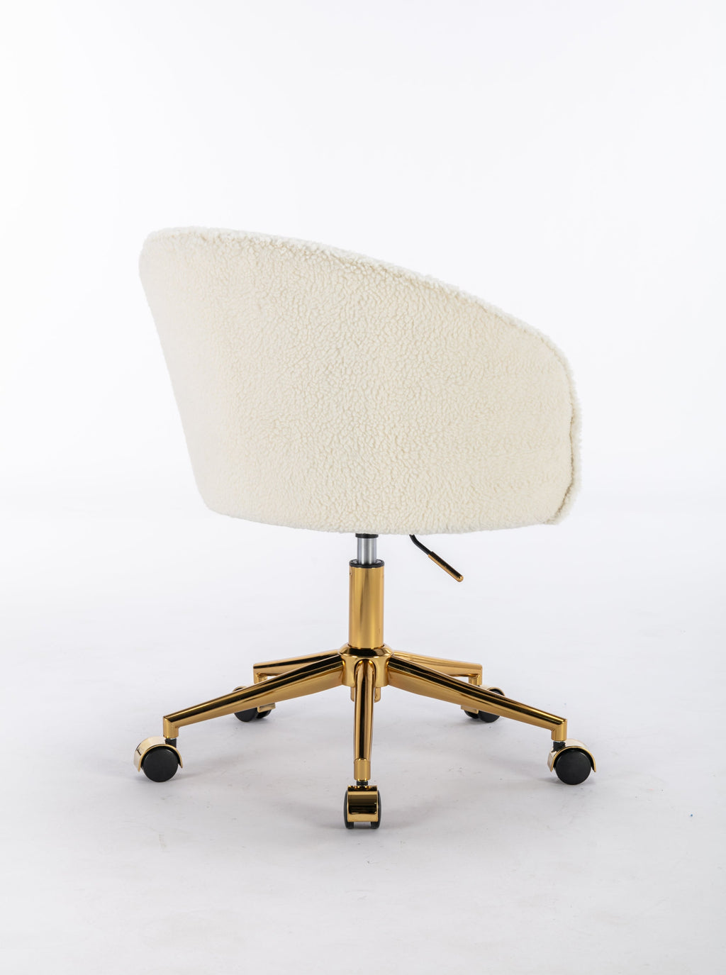 Hengming Golden foot office chair, modern armchair, height adjustable, rotary cosmetic chair, for bedroom,set of 1