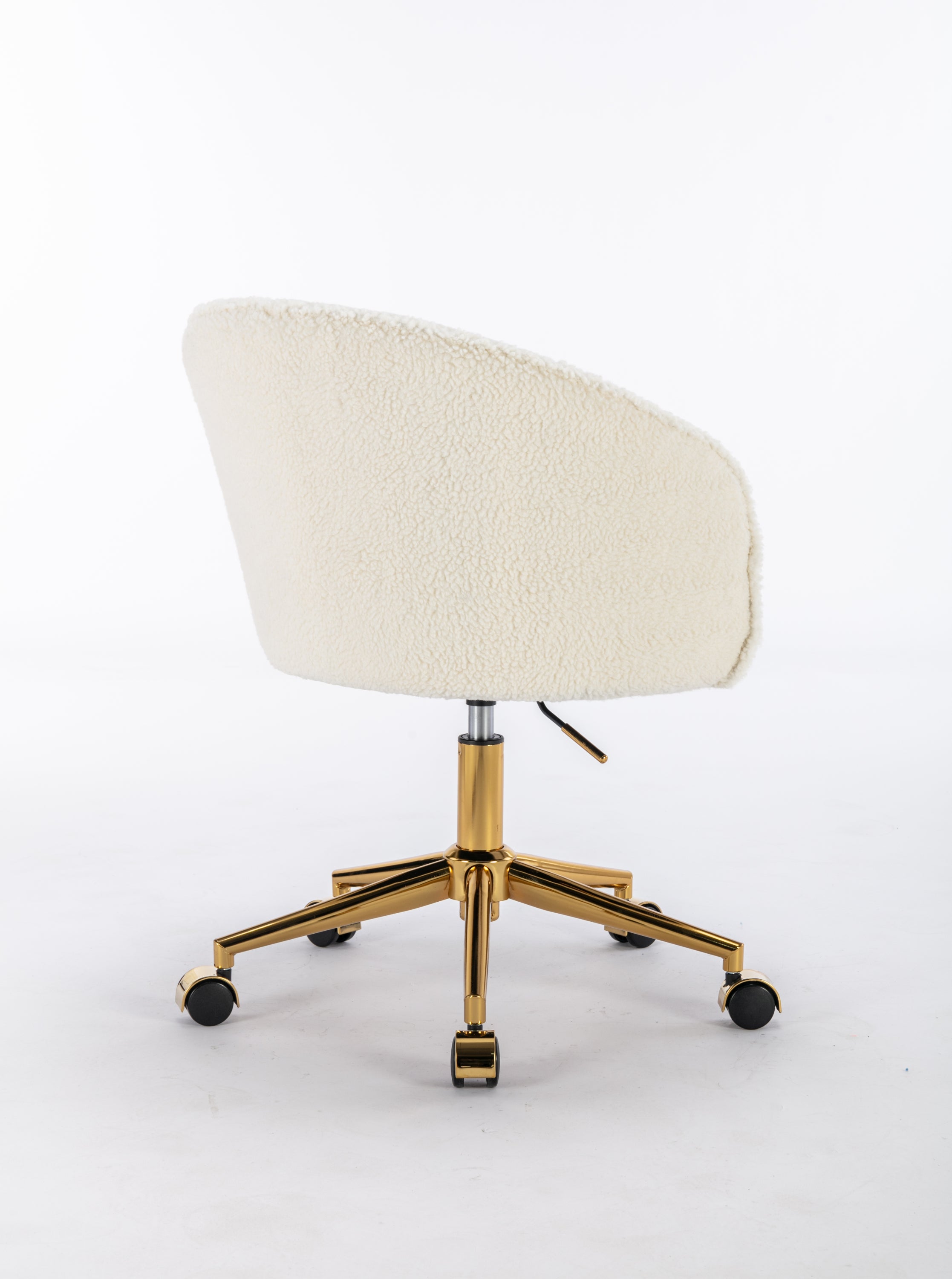Hengming Golden foot office chair, modern armchair, height adjustable, rotary cosmetic chair, for bedroom,set of 1