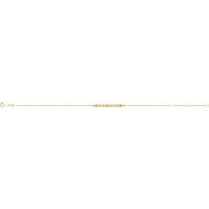 14K Yellow Gold 1.5 mm Round Bar 6 1/2-7 1/2" Bracelet Mounting – image 2