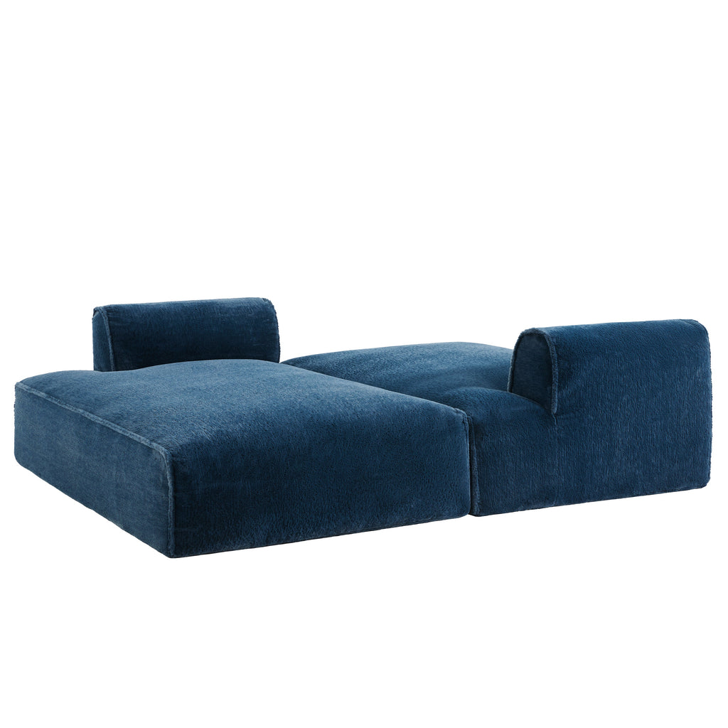 [VIDEO+NEW]90.0'Oversized Modular Sectional Sofa,Fully Compressed,Spacious Foam-Filled Sofa Bed for Living Room,elderly - friendly design,2 PC Free Combination,No Assembly Required,3 Colors