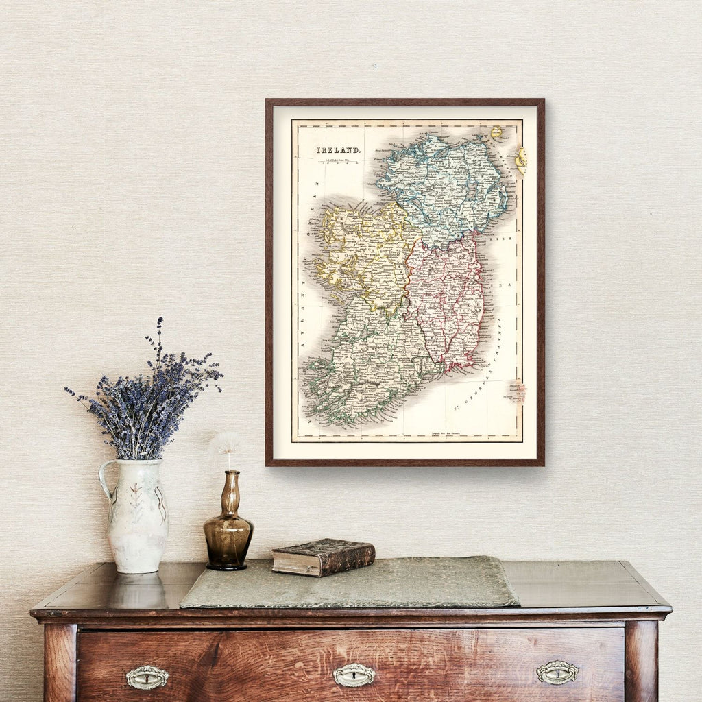 Vintage Map of Ireland 1832
