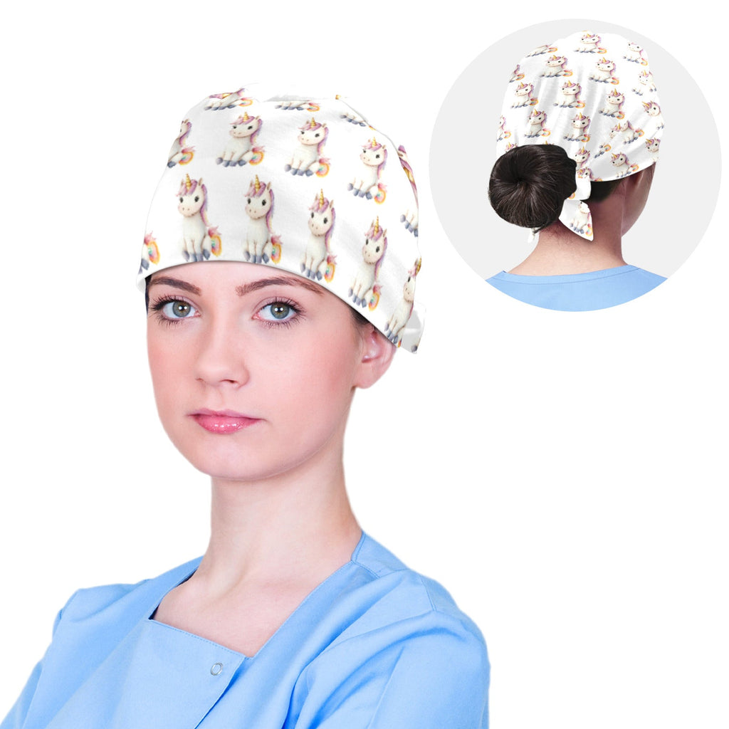 Baby Unicorn Medical Scrub Cap (Made in USA)