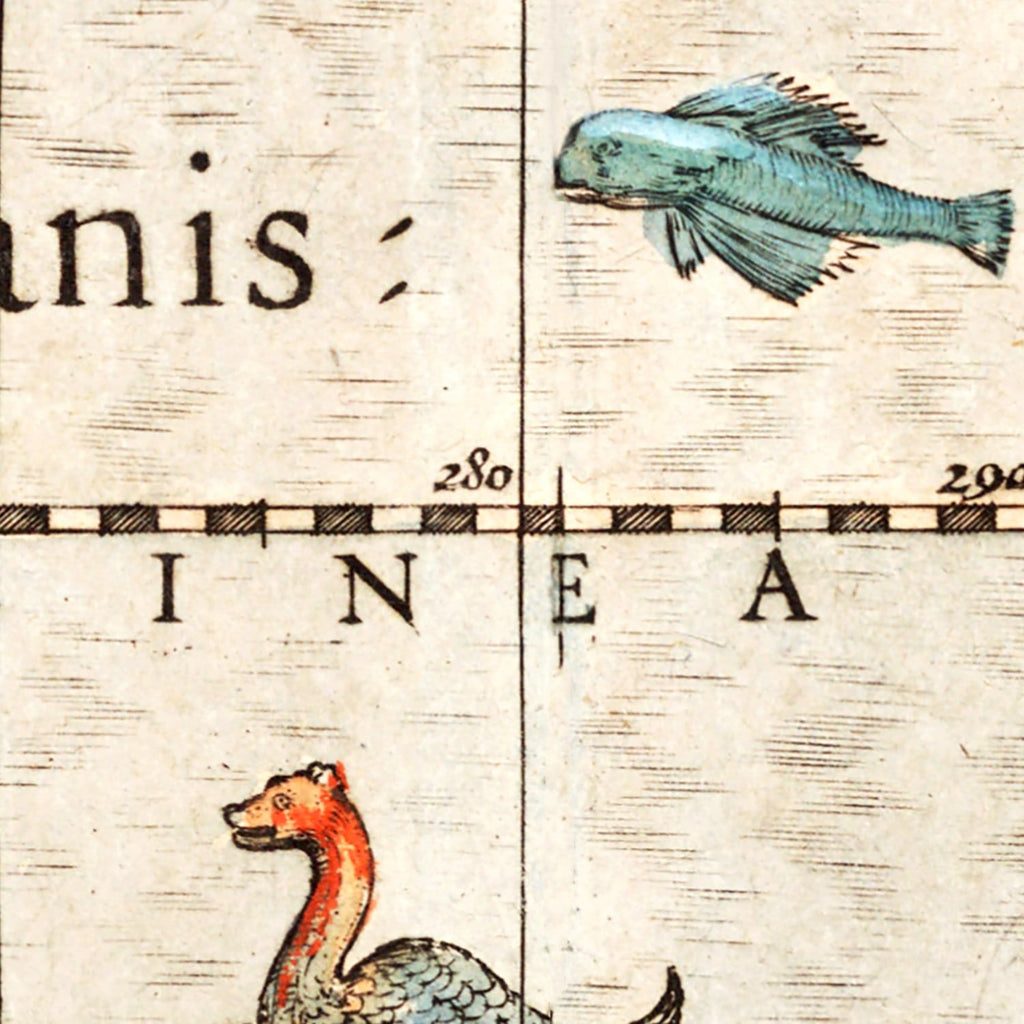 Vintage Map of America 1623
