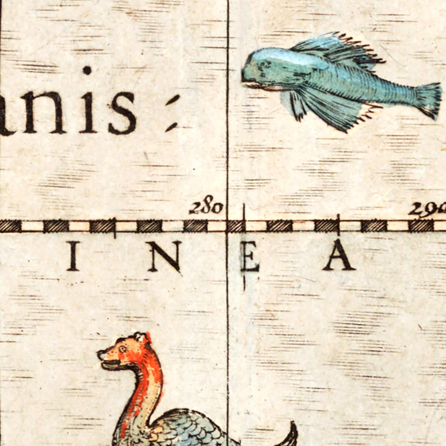 Vintage Map of America 1623