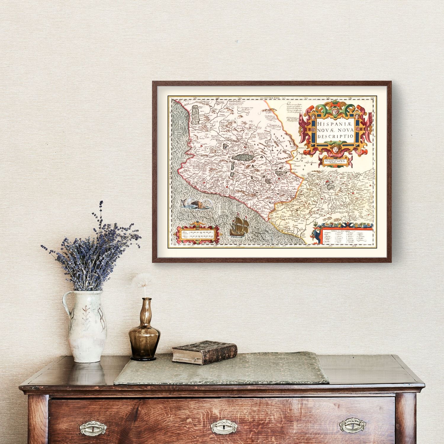 Vintage Map of Peru 1623