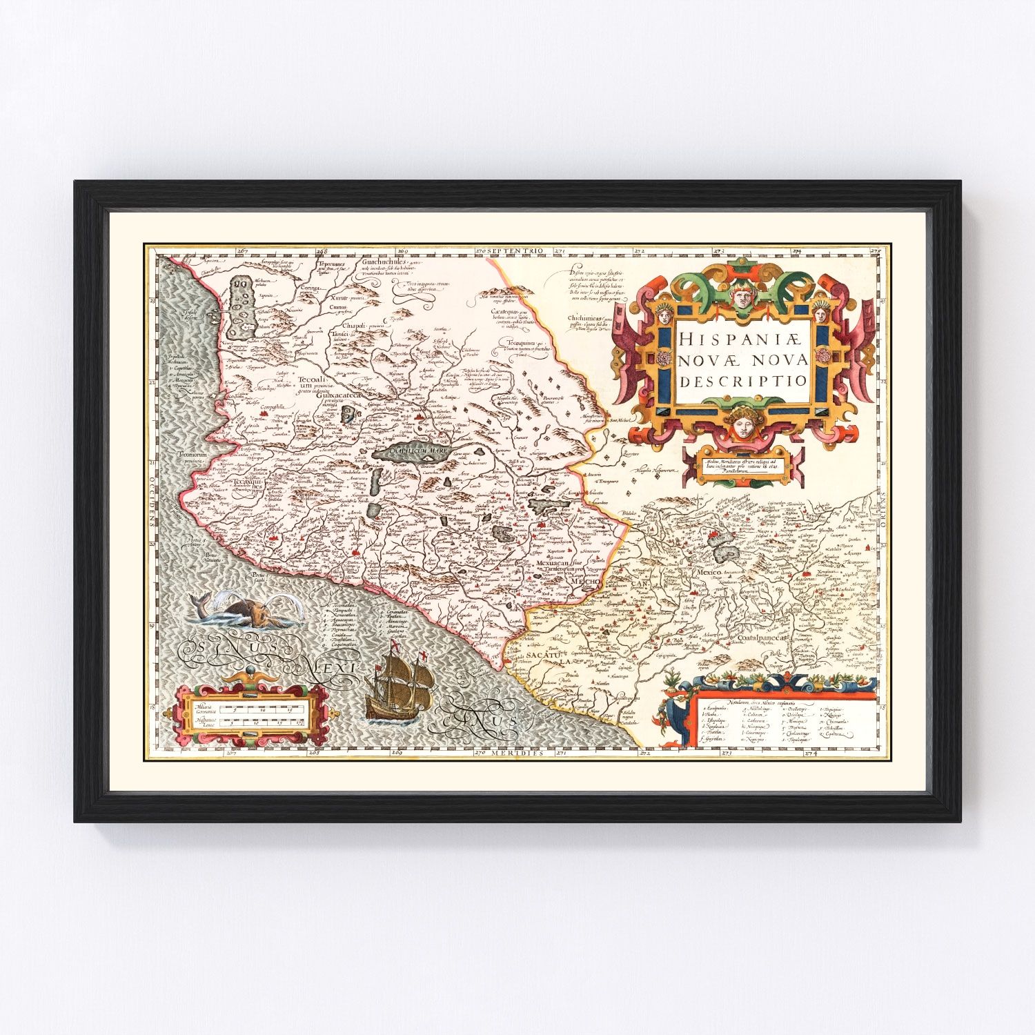Vintage Map of Peru 1623