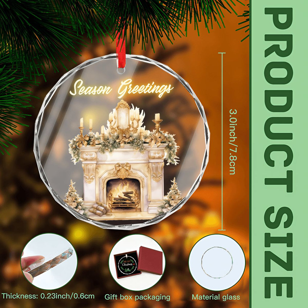 Gilded Gold Holiday Ornament Collection (Set of 4)
