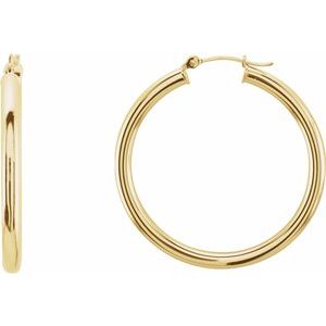 Tube Hoop Earrings
