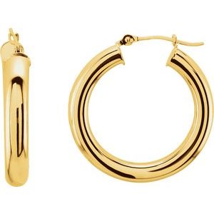 Tube Hoop Earrings