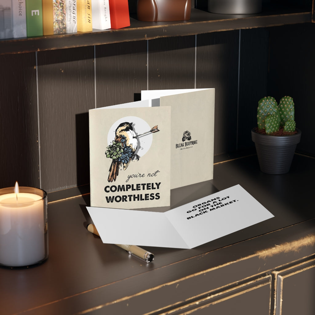 "You're Not Completely Worthless" Greeting Card
