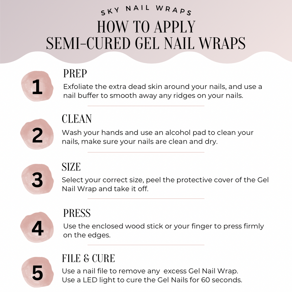 Cherish Basic Gel Nail Wrap